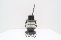 Vintage Dietz Railroad Lantern Lamp Clear Globe Bell Bottom