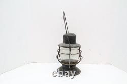 Vintage Dietz Railroad Lantern Lamp Clear Globe Bell Bottom