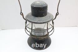 Vintage Dietz Railroad Lantern Lamp Clear Globe Bell Bottom