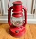 Vintage Dietz Railroad Oil Lantern No 2 D-Lite USA Made NY RED 1944 13H