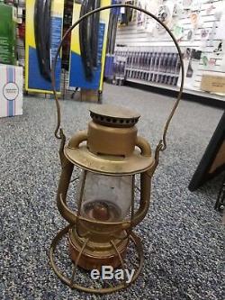 Vintage Dietz Vesta Br&p Railroad Lantern Rare 1900's Buffalo Pitts. Copper