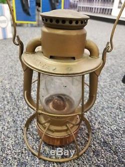 Vintage Dietz Vesta Br&p Railroad Lantern Rare 1900's Buffalo Pitts. Copper