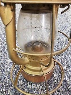 Vintage Dietz Vesta Br&p Railroad Lantern Rare 1900's Buffalo Pitts. Copper