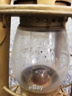 Vintage Dietz Vesta Br&p Railroad Lantern Rare 1900's Buffalo Pitts. Copper