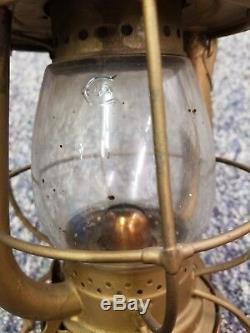 Vintage Dietz Vesta Br&p Railroad Lantern Rare 1900's Buffalo Pitts. Copper