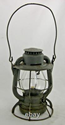 Vintage Dietz Vesta C. C. C. & St. L. Railroad Lantern with Special Globe