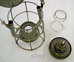 Vintage Dietz Vesta C. C. C. & St. L. Railroad Lantern with Special Globe
