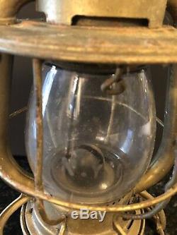 Vintage Dietz Vesta NY Central Railway Lantern original glass FREE SHIPPING