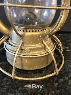 Vintage Dietz Vesta NY Central Railway Lantern original glass FREE SHIPPING