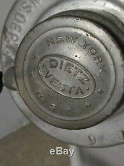 Vintage Dietz Vesta RDG Railroad Lantern Dietz Blue Globe