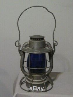 Vintage Dietz Vesta RDG Railroad Lantern Dietz Blue Globe