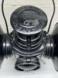 Vintage Dressel 4 Way Railroad Signal Lantern Arlington NJ USA