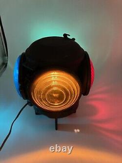 Vintage Dressel Arlington 4 Way Railroad Train Switch Signal Lantern Lamp Light