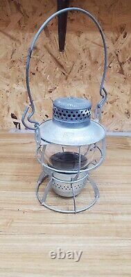 Vintage Dressel Arlington Penn Central Railroad Train RR Lantern Fluid Lamp
