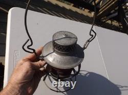 Vintage Dressel Great Northern Railway Lantern Red Globe G. N. RY