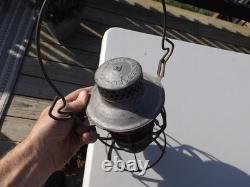 Vintage Dressel Great Northern Railway Lantern Red Globe G. N. RY