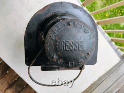 Vintage Dressel Railway Lamp & Signal Co Arlington NJ USA Red Lantern 17.5 Tall