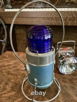 Vintage Electric Lantern Flashlight Lot Railroad Signal KD Flare Streamline 5 Pc