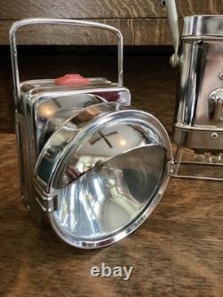 Vintage Electric Lantern Flashlight Lot Railroad Signal KD Flare Streamline 5 Pc