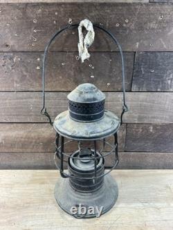 Vintage Estate Fresh Dietz Bell Bottom Lantern Lamp Railroad