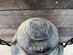 Vintage Estate Fresh Dietz Bell Bottom Lantern Lamp Railroad