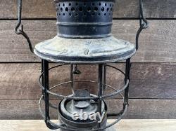 Vintage Estate Fresh Dietz Bell Bottom Lantern Lamp Railroad