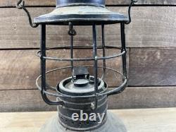 Vintage Estate Fresh Dietz Bell Bottom Lantern Lamp Railroad