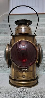 Vintage Frisco Railroad Lamp Handlan St Louis excellent condition