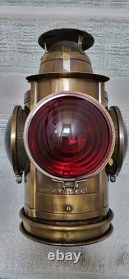 Vintage Frisco Railroad Lamp Handlan St Louis excellent condition