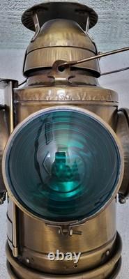 Vintage Frisco Railroad Lamp Handlan St Louis excellent condition