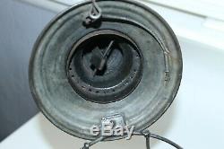 Vintage Frisco Railroad Lantern Buck Bell Bottom Embossed With Etched Globe