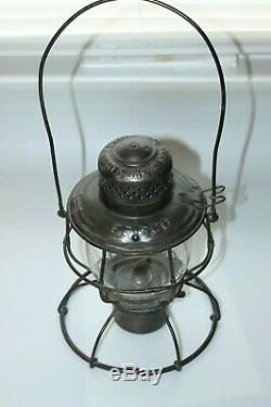 Vintage Frisco Railroad Lantern Handlan Buck Mfg Co St. Louis Mo. Embossed