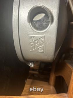 Vintage Full Size Western Railroad Supply Co WRRS Red Glass Signal Light Housing