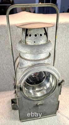Vintage German Osmeka Railroad Signal Lantern 17 Tall Estate Fresh