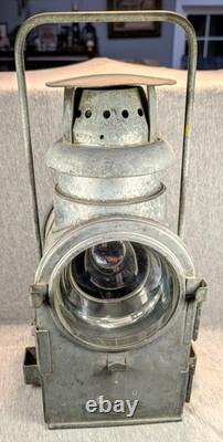 Vintage German Osmeka Railroad Signal Lantern 17 Tall Estate Fresh