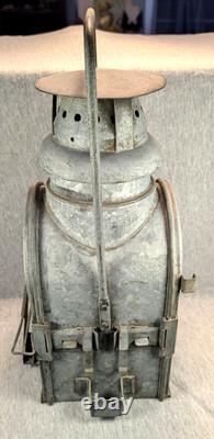 Vintage German Osmeka Railroad Signal Lantern 17 Tall Estate Fresh