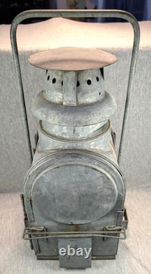 Vintage German Osmeka Railroad Signal Lantern 17 Tall Estate Fresh
