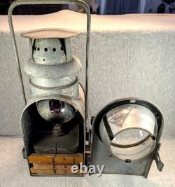 Vintage German Osmeka Railroad Signal Lantern 17 Tall Estate Fresh
