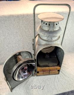 Vintage German Osmeka Railroad Signal Lantern 17 Tall Estate Fresh