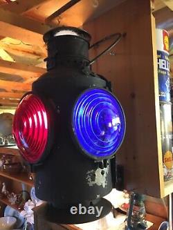 Vintage HLP PIPER Railway Switch Signal Lamp Lantern Electrified