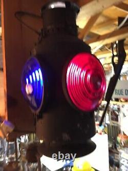 Vintage HLP PIPER Railway Switch Signal Lamp Lantern Electrified