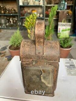 Vintage Hand Crafted Iron A. Murcott & Co. England Handheld Railway Lantern Lamp