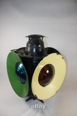 Vintage Handlan 4 Way Railroad Light- St Louis USA -Chesapeake & Ohio Railroad