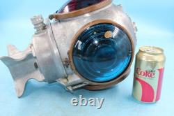 Vintage Handlan Cast Aluminum #425 Railroad Switch Lamp Light