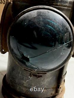 Vintage Handlan St. Louis 4 Railroad Switch Lantern Light NEEDS TLC