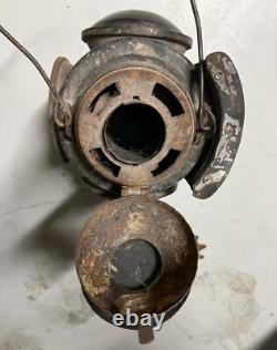 Vintage Handlan St. Louis 4 Railroad Switch Lantern Light NEEDS TLC