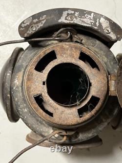 Vintage Handlan St. Louis 4 Railroad Switch Lantern Light NEEDS TLC
