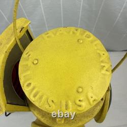 Vintage Handlan St Louis B&O Railroad Caboose Marker /Switch Lantern Lamp