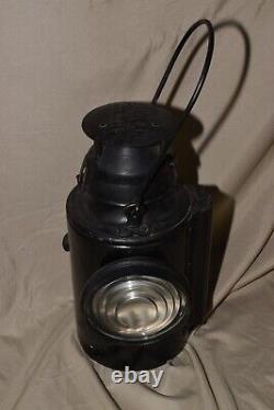 Vintage Handlan St Louis Railroad Signal Lamp Lantern With Burner Good Shape