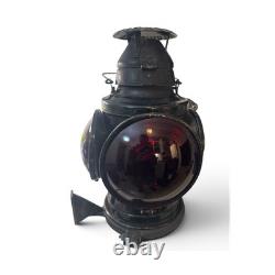 Vintage Handlan St. Louis USA Railroad Signal Lantern Multi-Color Lenses